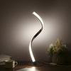 Neoglint 10W Spiral LED Table Light Dimmable 3 Lighting Colors Bedside Desk Lamp Nightstand Lamp for Bedroom Living Room