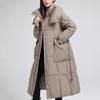 Fashion Woman Winter Coats With Belt Thick Warm Casual Winter Jacket Women's Long Parkas