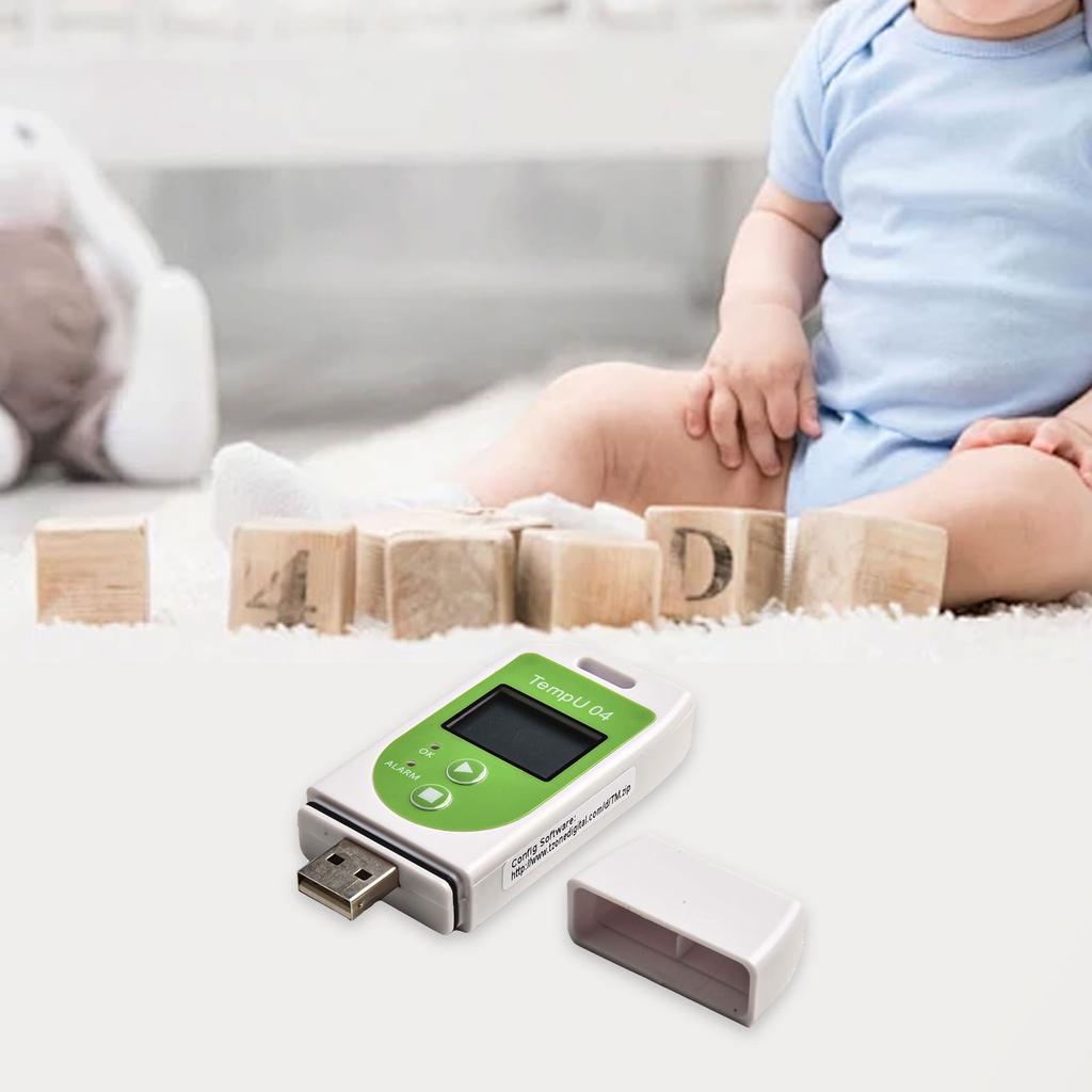 Hoge Nauwkeurigheid Statistieken USB Temperatuur Data Logger Medicijn Monitor Temperatuur Opstartvertraging Temperatuurnauwkeurigheid