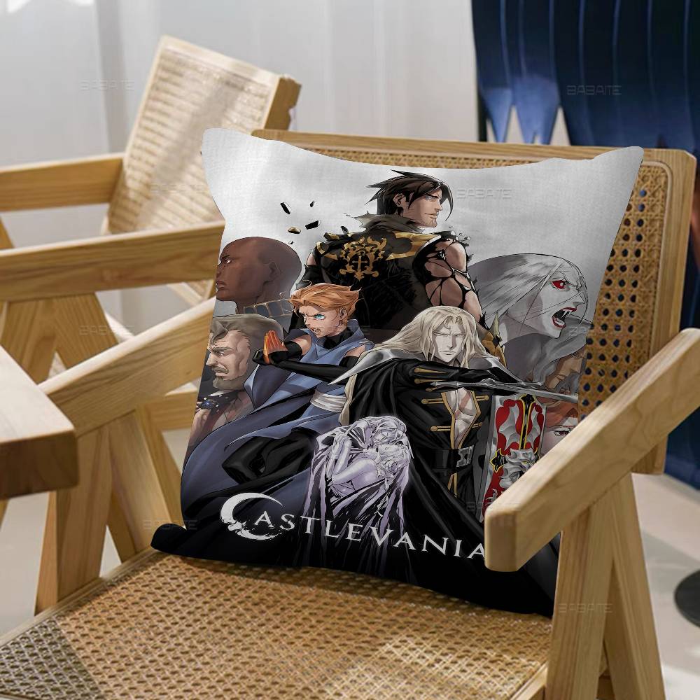 Anime Game C-Castlevania Maple Design Cushion Cover Happy Autumn Harvest decor Holiday Decorati Pillow Cover