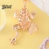 Wealth And Blessings Charm Toad Key Chain Rhinestone Keychain Sparkly
