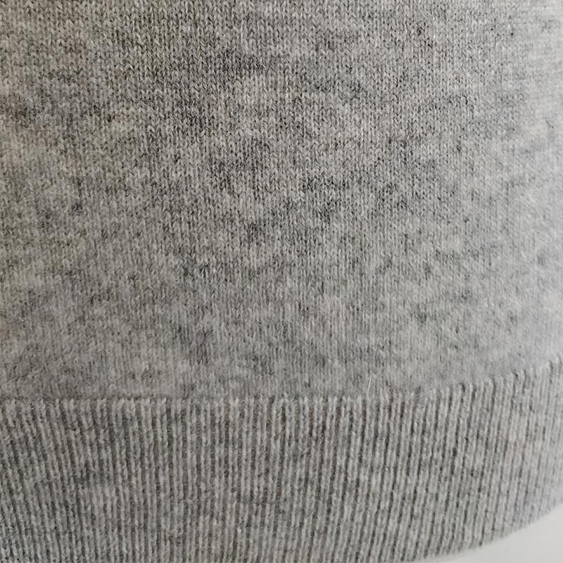 Qiaodun Men's 100% Cashmere V-Neck Cardigan Sweater