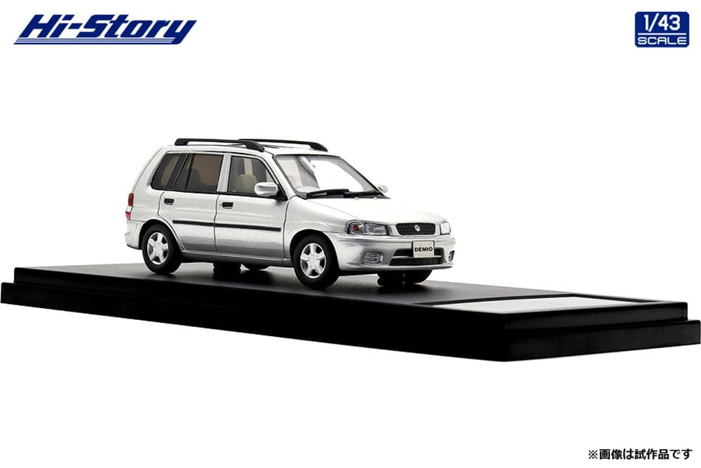 Inter Allied Hi Story Scale Mazda Demio GL Silverstone Metallic Finished Model HS497SL 1/43 (1996)