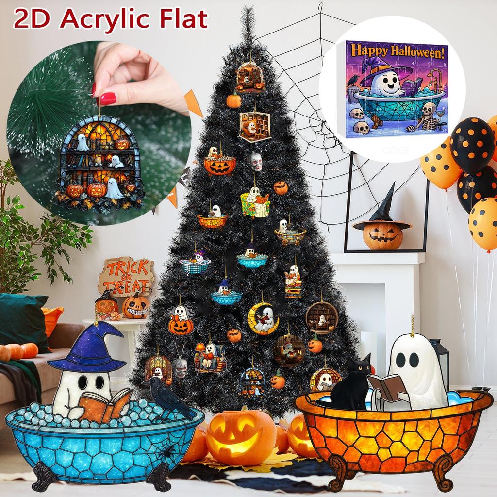 Halloween Doll Advent Calendar Contains 24 Gifts Halloween Horror Figures Advent Calendar Countdown Calendar With Surprise Toys