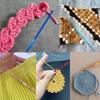 5 Pcs Beads Crochet Hook Set Metal Crochet Needle Handmade Knitting Needle Handmade Crochet Needle for Craft Project