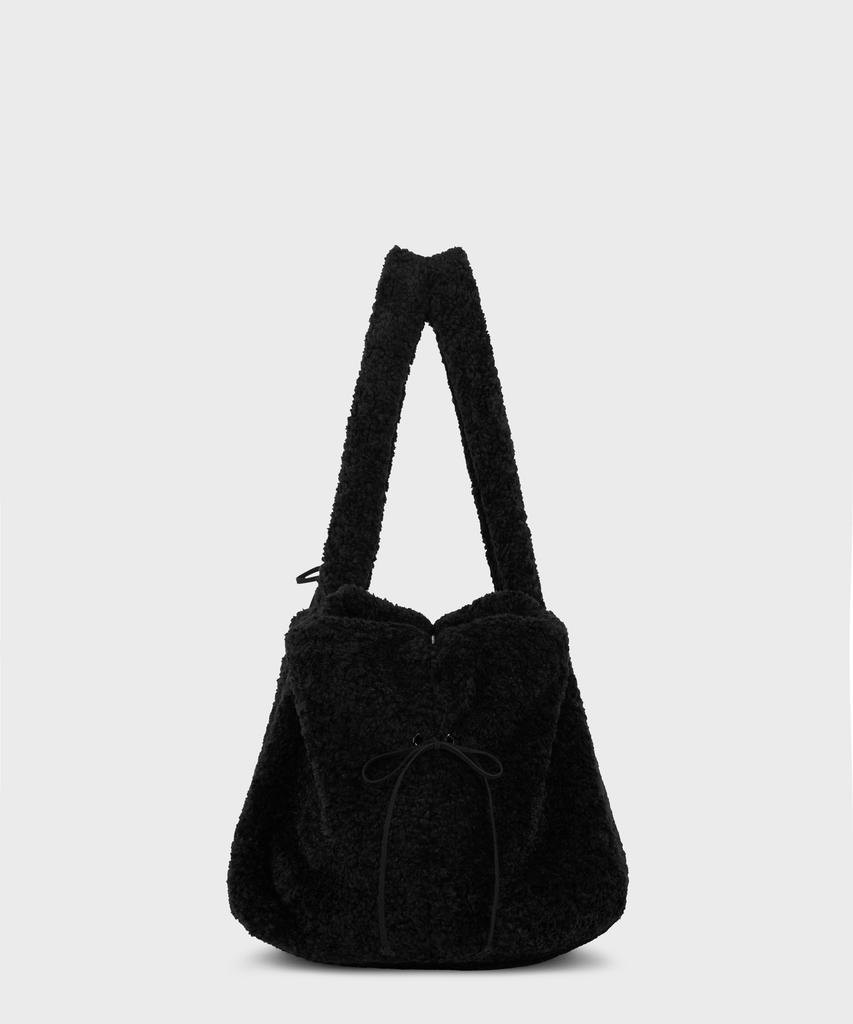 Sunlit Boucle Bag (Black)