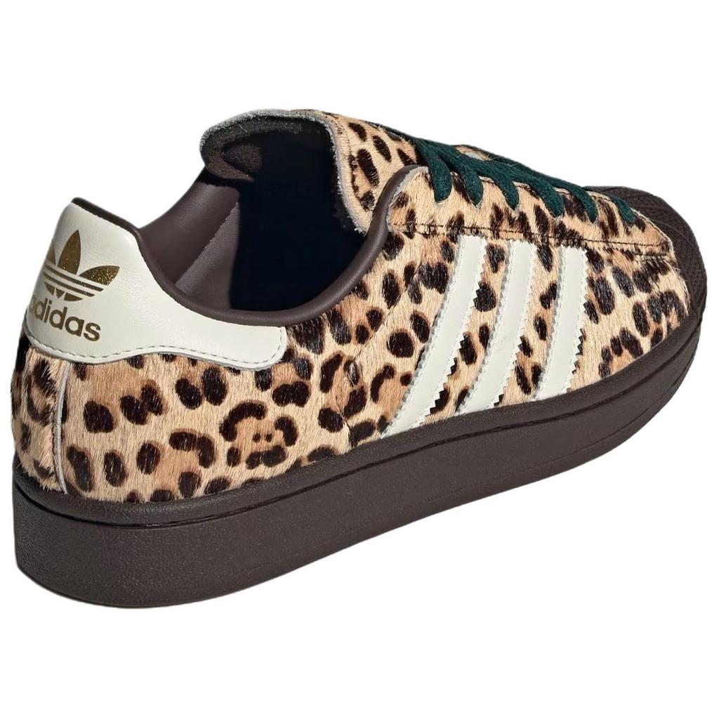 adidas Originals Superstar 2 Skateboard Shoes Women's Brown White KI4203