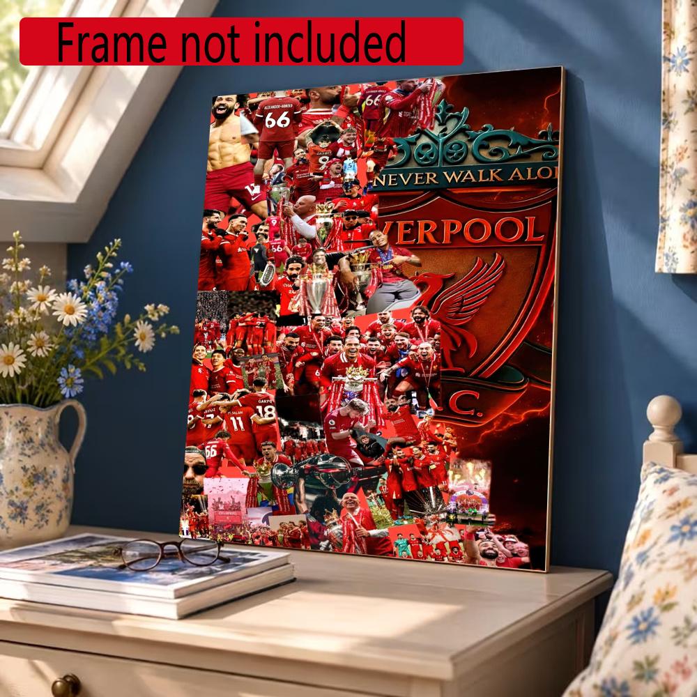 Liverpool Diamond Painting Round Diamond Mosaic Rhinestones Diamond Embroidery Craft Kit Wall Decor Without Frame