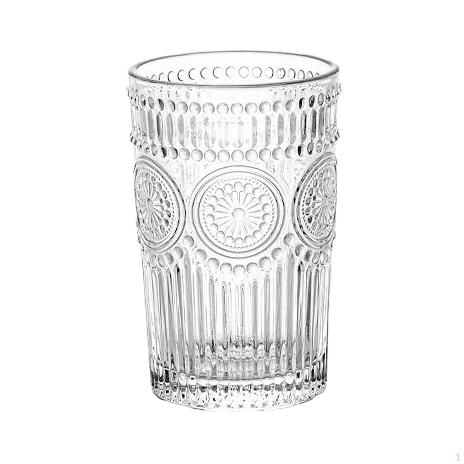 

Креативная чашка для воды с изображением солнца и цветов, стакан для питья в стиле ретро, ​​сок, пиво, кофе, прозрачная кружка, солнечные подарки tall_Transparent