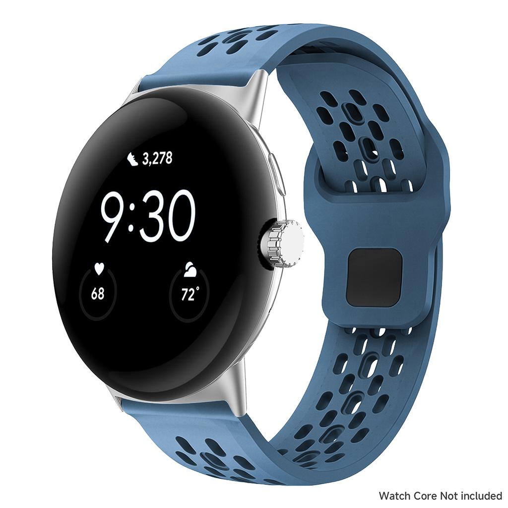 Silicone Band For Google Pixel Watch 5/4/3/2/1 Breathable Sport Strap For Pixel 3/4/5 45mm Smartwatch Replacement Soft Bracelet