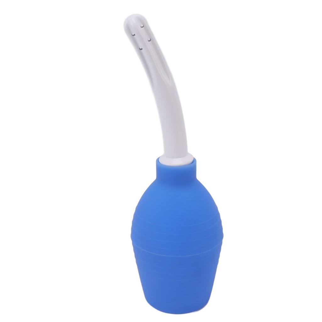Enema Bulb Kit Silicone Reusable Anal Douche Vaginal Cleaner for Women and Men Hygienic