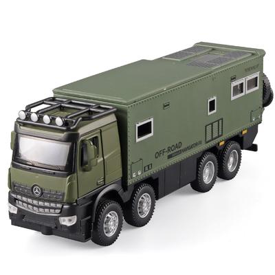 Maßstab 1/32 Mercedes Benz Nomadism Geländewagen Wohnmobil Legierungsmodellautosammlung Diecast Miniaturspielzeug Sound & Licht Spielzeug für Kinder Geschenk