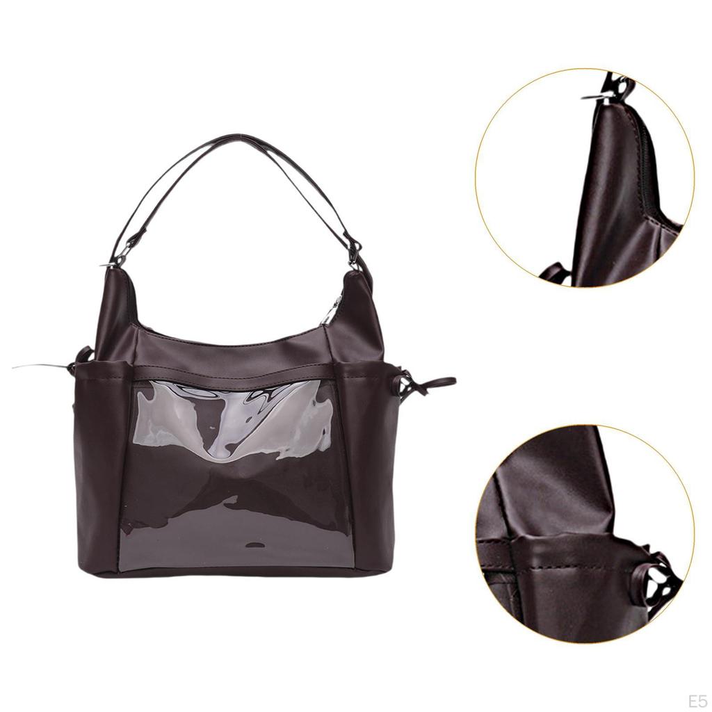 Ita Bag Backpack Clear Window Storage Case Pins Shoulder Handbag for Anime Figure Display