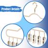 Balcony Underwear Hanger Sock Drying Rack with 8 Clips Space Saving Multipurpose Laundry Dryer