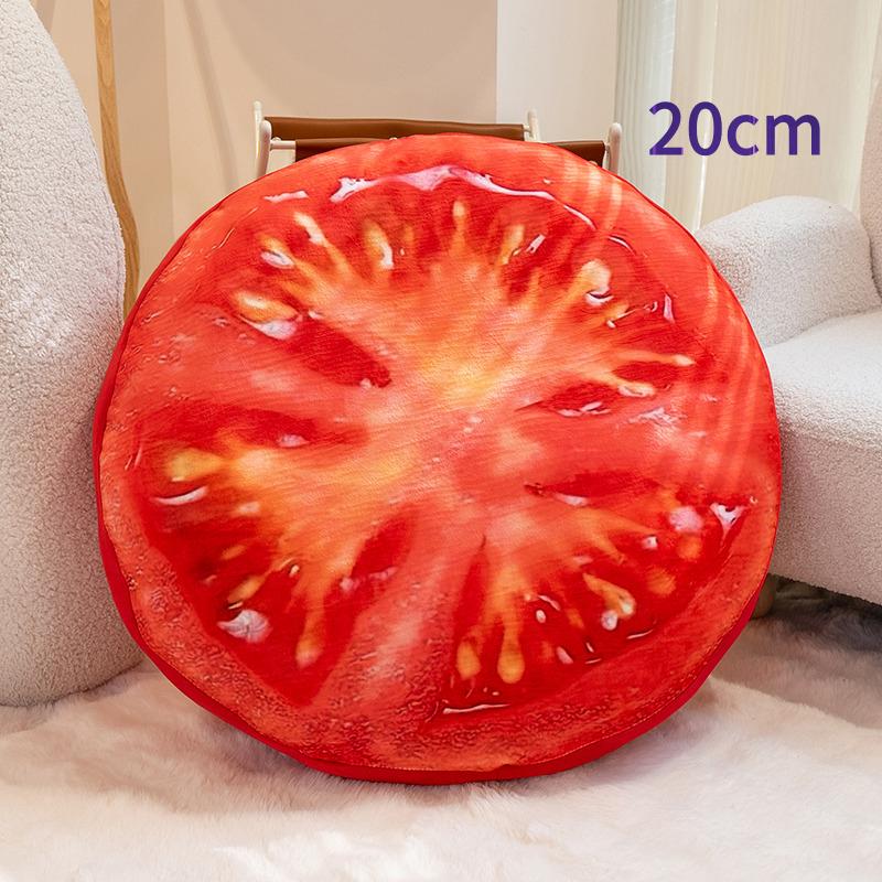 20-60cm Simulation Tomate Plüschtier Weiche gefüllte Frucht Orange Plüschkissen Kissen Sofa Stuhl Kissen für Mädchen Geschenke Heimdekoration