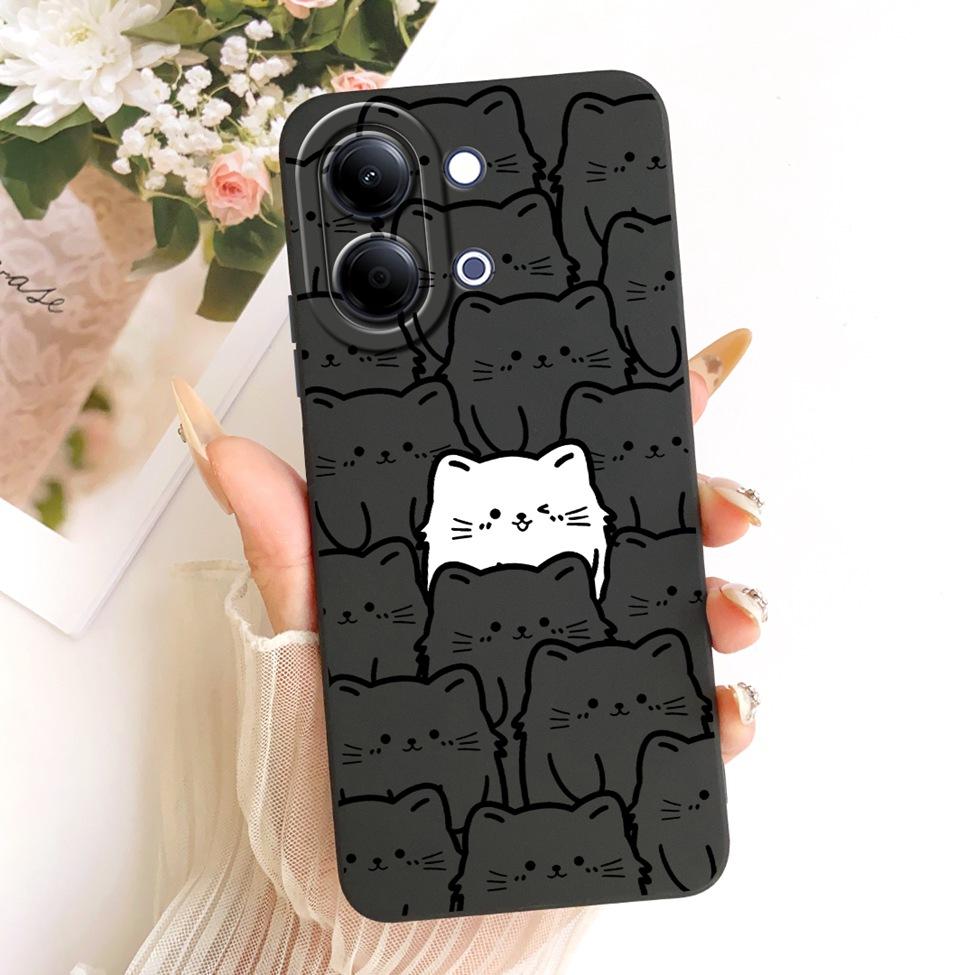 For Vivo Y05 Case Cover Luxury Fashion Cute Cartoon Funny Painted Silicone Funda For VivoY05 Casing