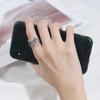 Retro Silver Color Jesus Cross Adjustable Ring for Women Fashion Vintage Men Finger Opening Ring Punk Party Jewelry Gift