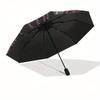 Spooky Skeleton Circle Dance Wall Art PrintUmbrella with Cute Design, Portable 3-Fold Compact Umbrella for Men & Women, Valentine's Day Mother's Day H