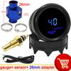 HD 52mm Digital Water Temperature Gauge Car Racing Modification 40~150 Celsius Temp Meter With Sensor Adapter 1/8NPT Thermometer