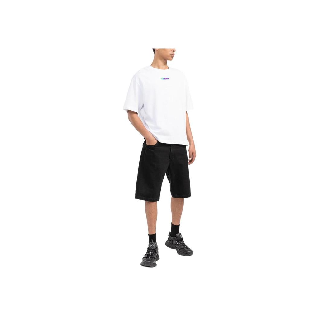 Off-White Weed Arrows Over Skate Tee White/Green Men Tops OMAA120S22JER0020155