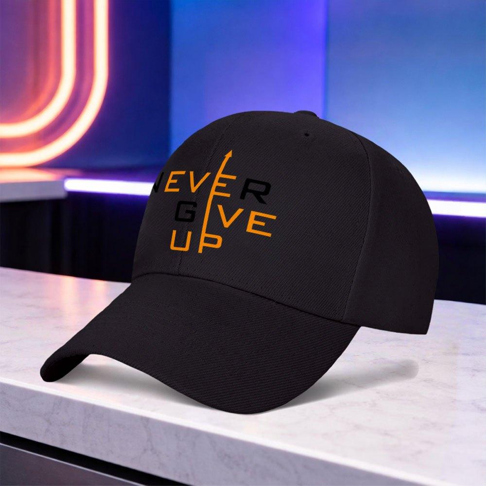 NEVERGIVEUP Minimalist Maoqing Baseball Cap Unisex Lightweight Outdoor Sports Cap for Festivals Weddings Parties