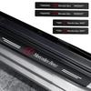 4 Pezzi Striscia Adesiva per Auto in Fibra di Carbonio Soglia Porta Auto per Mercedes benz W211 W203 W204 W210 W124 W202 CLA W212 W220 W205