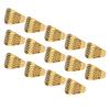 14pcs Finger Protector Ring Thimble Gold Copper Thimble Adjustable Thimble  Quilting
