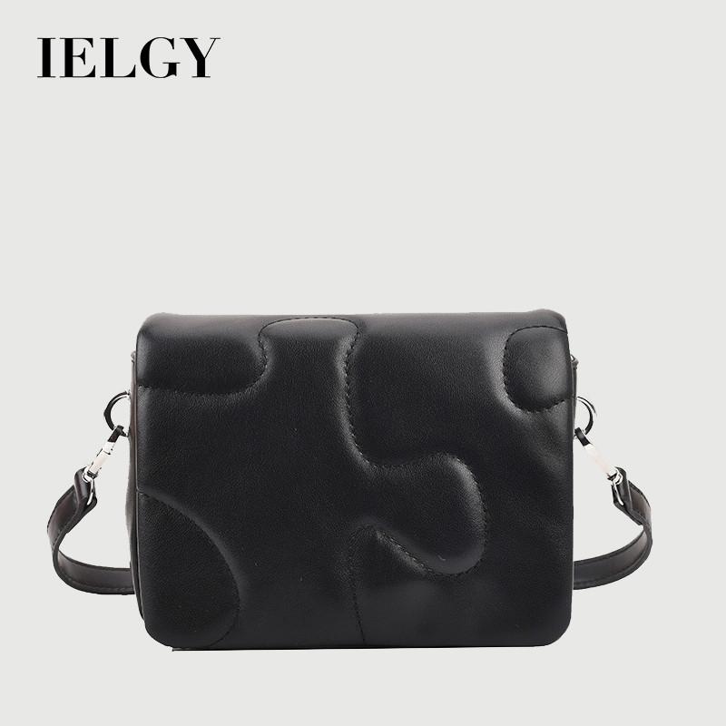 IELGY Ladies Messenger Bag Female Simple Casual Commuter Small Square Bag