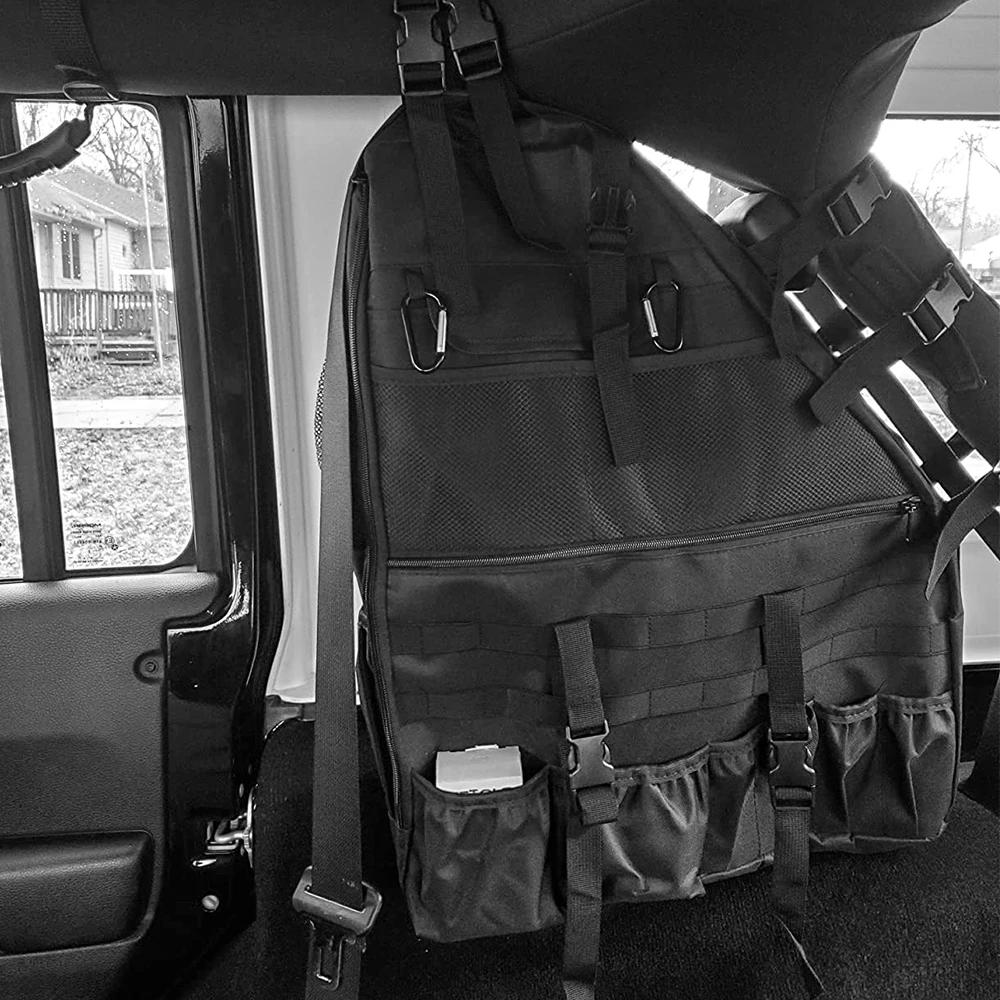 Für Jeep Wrangler JK 4-Türer 2007-2019 Überrollbügel-Aufbewahrungstasche Käfigfracht JKU TJ JL Satteltasche Aufbewahrungstasche mit mehreren Taschen