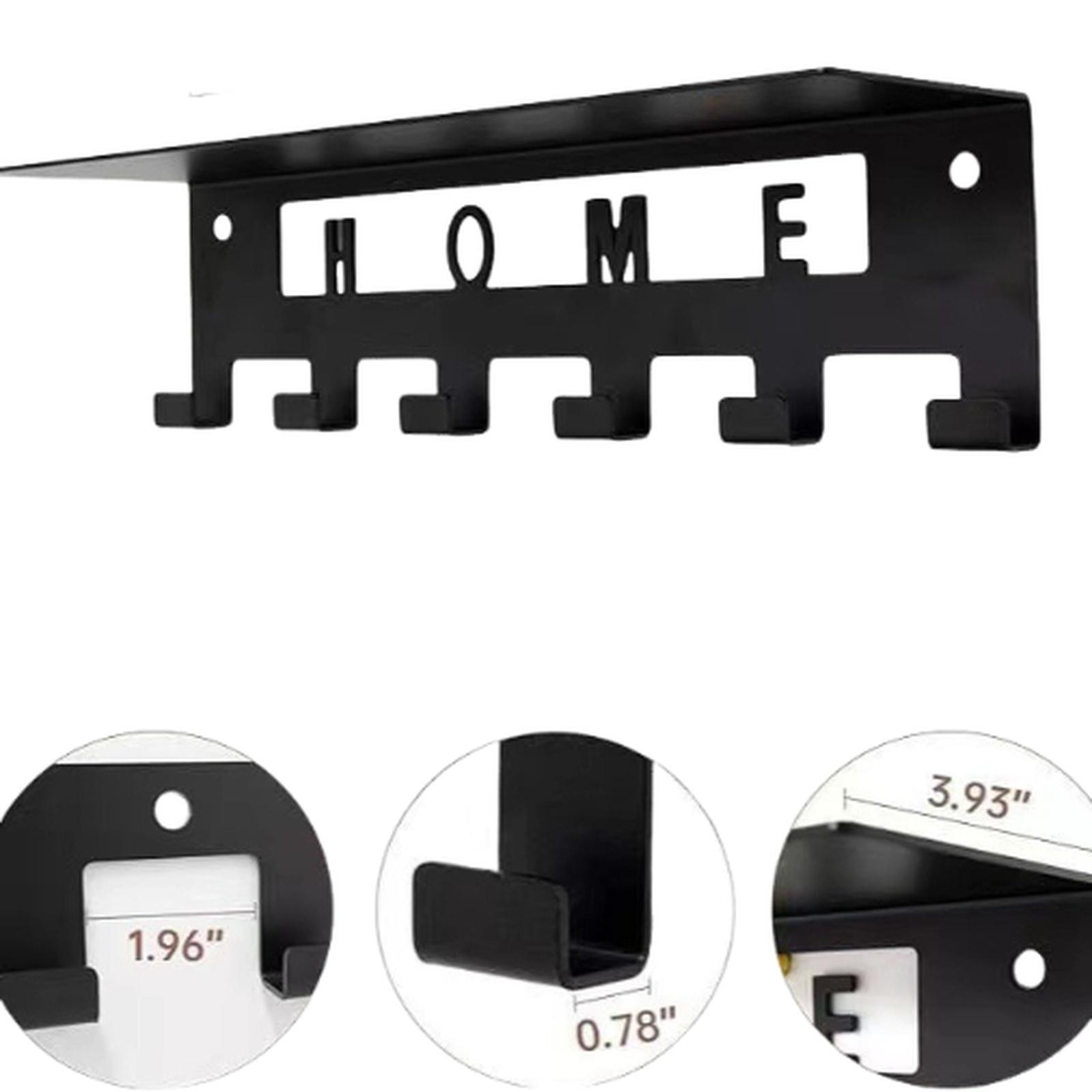 

Cross-Border Metal Letter Hooks - Home Door Wall Mounted Storage Hanger for Keys One Size