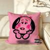 Art PPrimerammusa Cushion Cover Pillow Case Antidustmite Pillowcase Silky Short Plush Sofa Cushion Cover hot