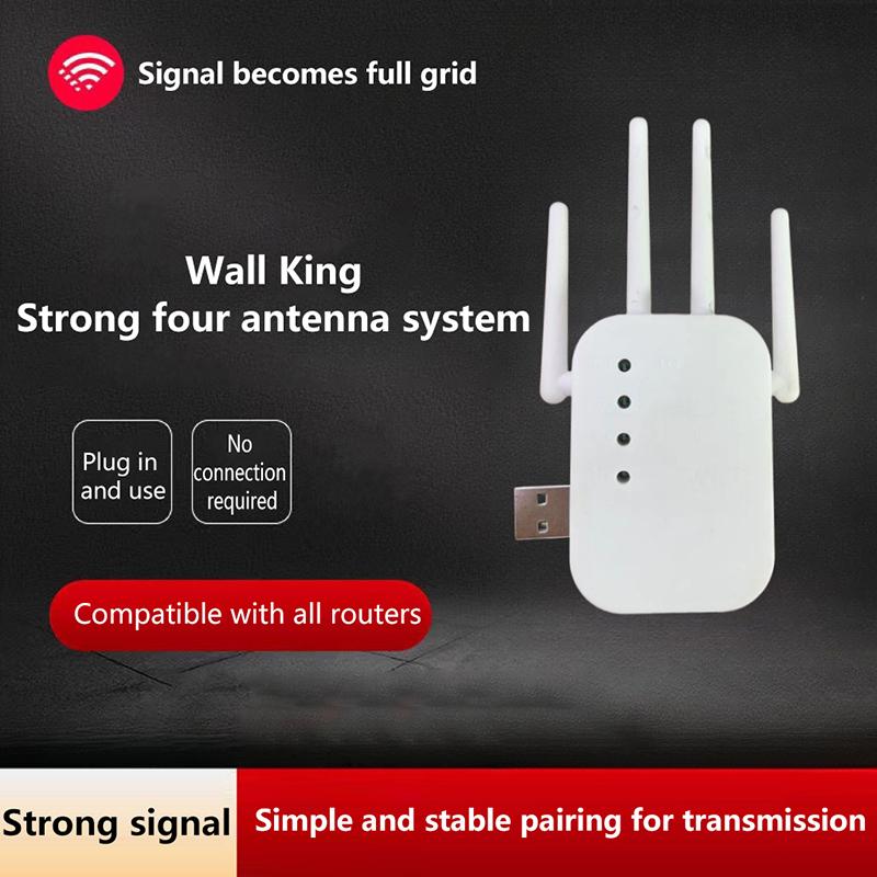 1Pc Wifi Router Long Range Signal Booster Router 300Mbps Wireless Repeater 2.4G Wifi Signal Extender Amplifier
