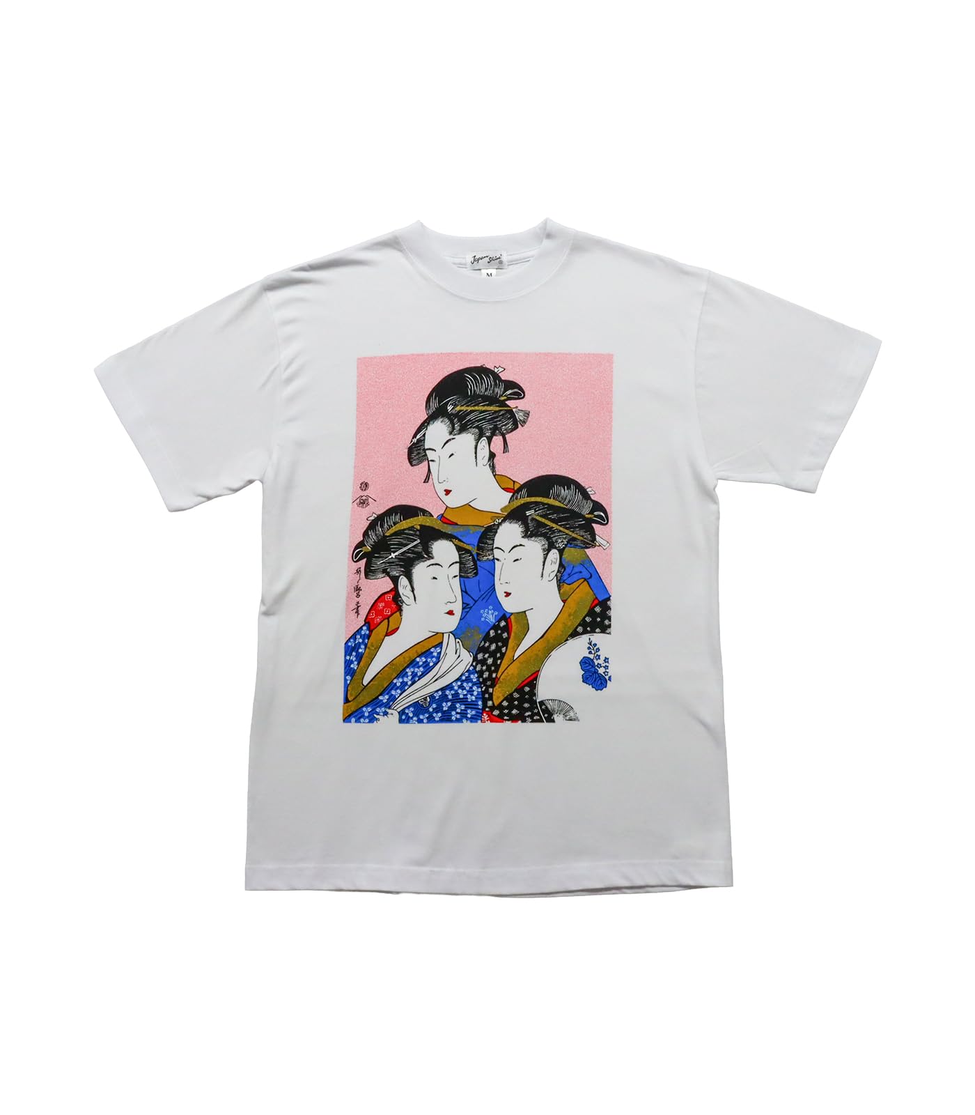 Japanese Souvenir Three Size White Shin-ei [T-shirt Beauties] M,