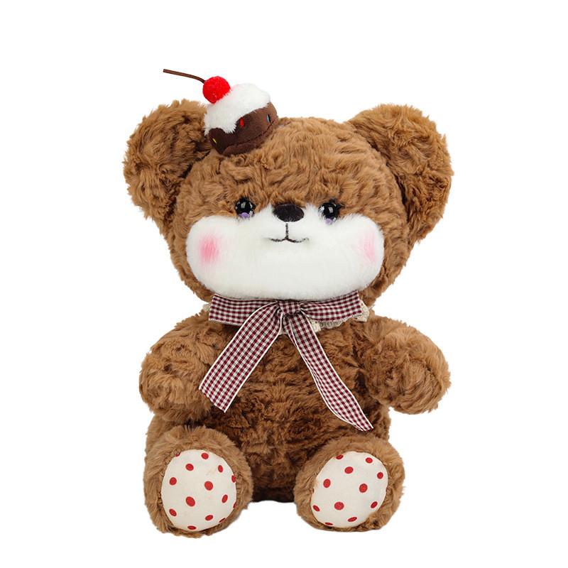 Plush Bunny Bear Toy With Pp Cotton Filling For Kids Girls Boys Gift