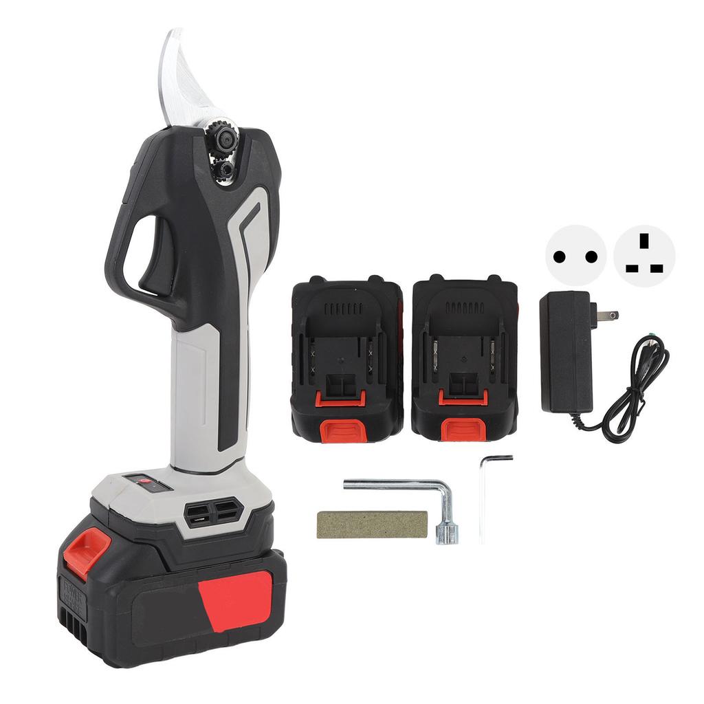 Electric Branch Shears Cordless Pruning Shears Heavy Duty Efficient Cutting Brushless Motor Incisive Blades Ergonomic for Farm