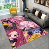 Kpop Dämonenjäger Rumi Mira Zoey Zeichentrickgruppe Teppich für Spielzimmer Schlafzimmer Wohnzimmer Sofa Heimdekoration, Teppich rutschfest