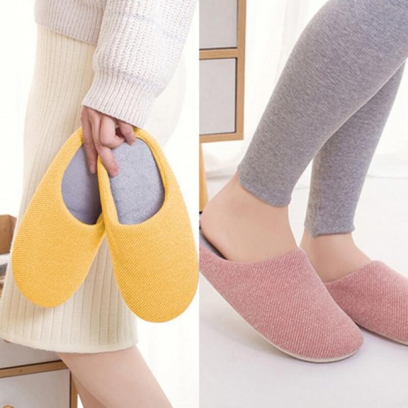 

Winter indoor shoes, women s slippers, living room shoes, cold protection, noise reduction between floors Men s Brown