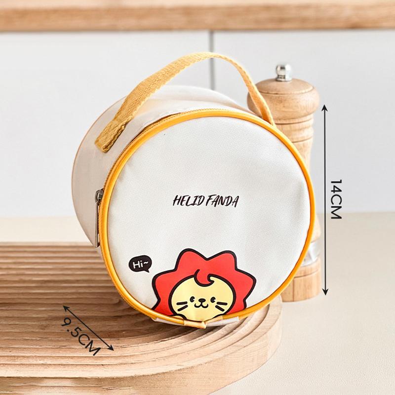 Мультяшная капибара изолированная сумка для ланча портативная изолированная сумка для пикника маслостойкая и водонепроницаемая сумка для ланч-бокса многоразовая сумка-холодильник 1260₽