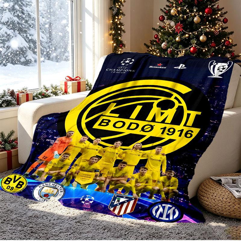FK BodoGlimt Pattern Blanket for Home Decoration, Bed, Sofa, Car Travel, Camping, Suitable for All Seasons, Birthday Christmas Gift