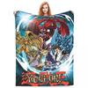 Blauäugiger Weißer Drache Decken Japanischer Anime Yu-Gi-Oh Flauschig Lustig Warme Überwurfdecke für Zuhause Restaurant Winter