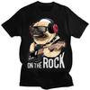 Cool Motorcycle Dog T Shirt Fun Animal Dog Custom Graphic T-shirt  T Shirt for Men Women  Casual Clothing Tees Tops  Ropa Hombre