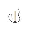 Metal Candlestick Candelabrum Geometric Candle Holder Black Line Metal Handicraft Wedding Centerpieces Home Decoration