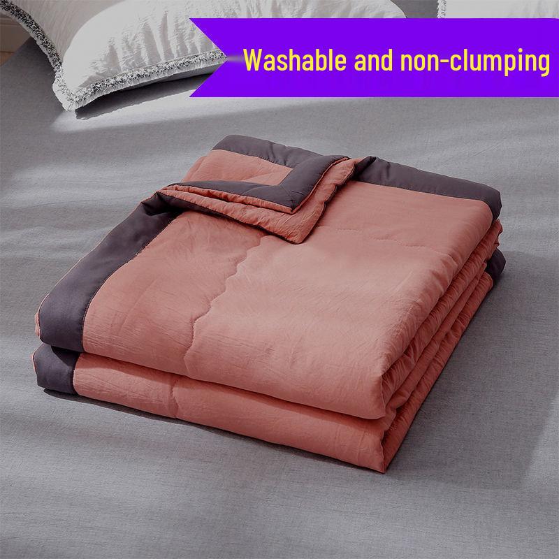 Washed Cotton Lightweight Quilt - Perfect for Air Conditioning, Summer, Spring, and Autumn; Available in Single, Double, and Children's Sizes.