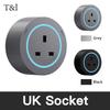 Wall Power Track socket US EU UK standard office Wall electric sockets 40cm 50cm plugs adapters Grey Black USB Type c Ports