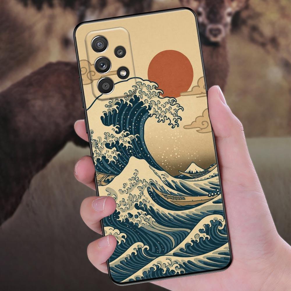 The Great Wave Katsushika Hokusai Phone Case For Samsung Galaxy A57 A56 A37 A55 A36 5G A26 A54 A52 A35 A34 A17 A16 A15 A07 Cover