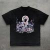 Hindu Goddess Graphic Tee, Spiritual Floral T-Shirt for Men Women, Vintage Style Hindu Goddess Top, Mystical Art Spiritual Shirt, Unisex
