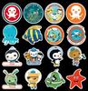 10/50Pcs The Octonauts Sticker Cartoon Graffiti Stickers for DIY Luggage Laptop Skateboard Motorcycle Bicycle Stickers
