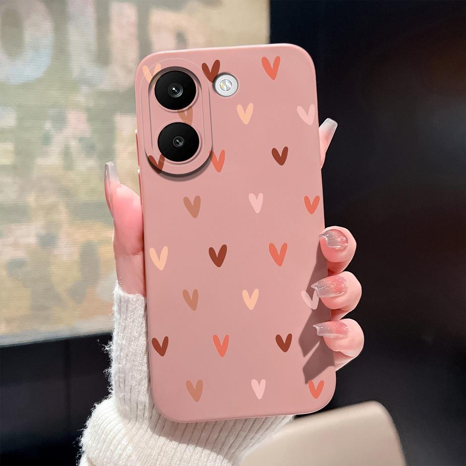 For Xiaomi Poco X8 Pro X8 Pro Max Cases Colorful Love Heart Anti-fall Artistic Protector For PocoX8Pro PocoX8ProMax Back Cover