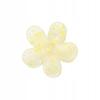 Ecarla Hair Clip Flower Transparent Pale Yellow Sp275