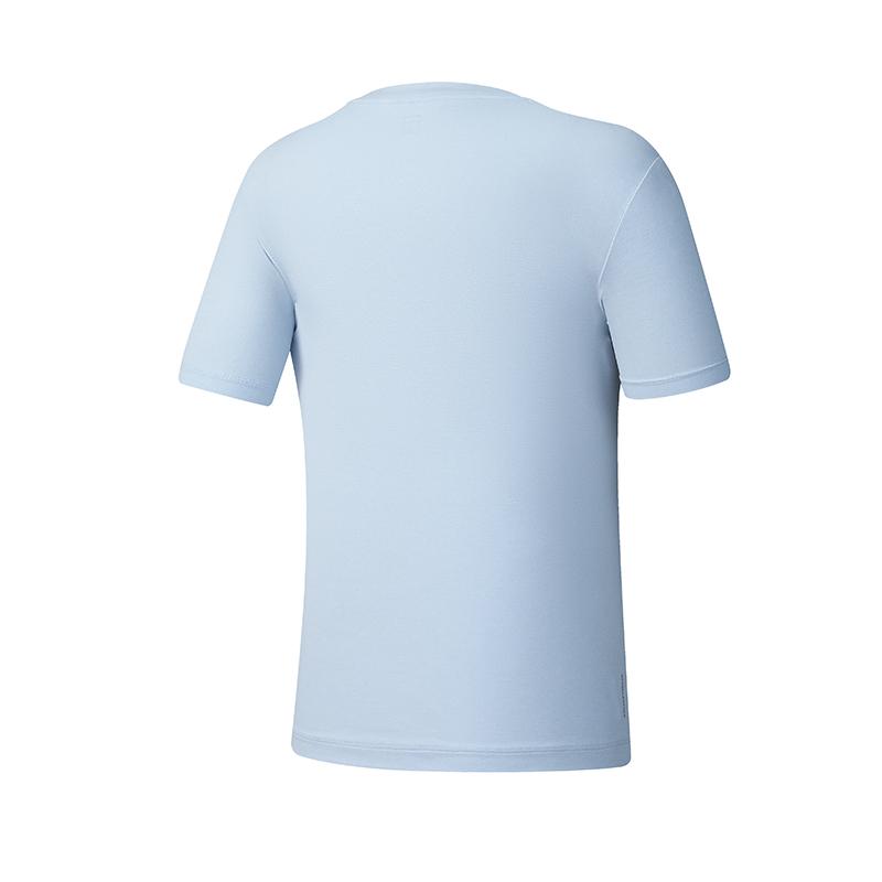 New FILA Fitness T Shirt Women's Flow Cloud Blue A11W521105F-LB